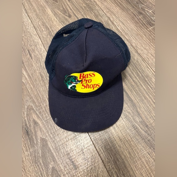 Bass Pro Shops Blue Youth Baseball Cap Snapback - Picture 1 of 3